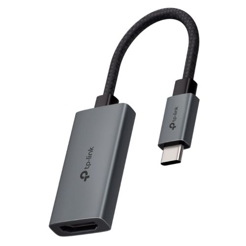 Picture of TP-LINK (UA520C) USB-C Male to HDMI Female Cable, Ultra-HD 4K, Aluminium, 10cm Braided Cable