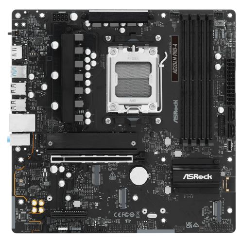 Picture of Asrock A620AM PRO-A, AMD A620A, AM5, Micro ATX, 4 DDR5, HDMI, 2.5G LAN, 3x M.2