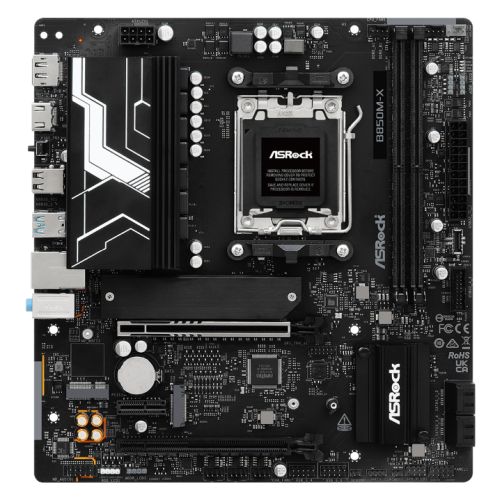 Picture of Asrock B850M-X R2.0, AMD B850, AM5, Micro ATX, 2 DDR5, HDMI, DP, 2.5G LAN, 2x M.2