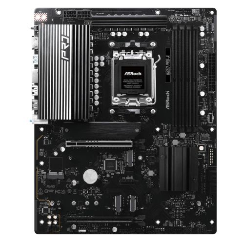 Picture of Asrock B850 PRO-A, AMD B850, AM5, ATX, 4 DDR5, HDMI, USB-C (DP-alt), 2.5G LAN, 4x M.2