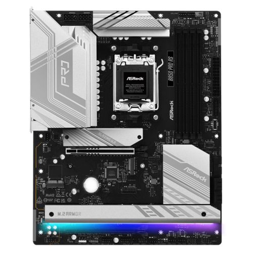 Picture of Asrock B850 PRO RS, AMD B850, AM5,  ATX, 4 DDR5, HDMI, USB-C (DP-alt), 2.5G LAN, RGB, 4x M.2