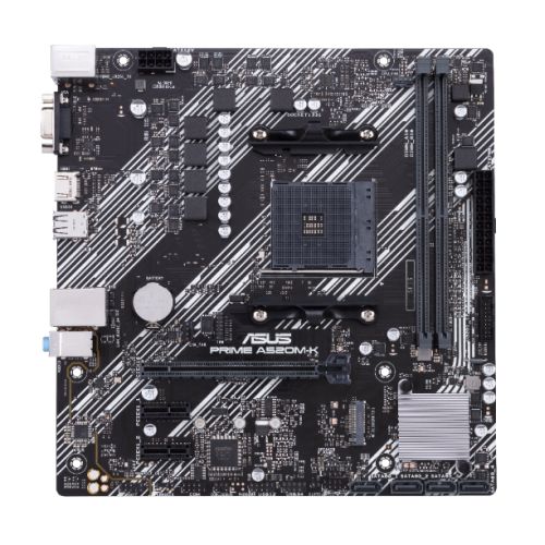 Asus PRIME A520M-K, AMD A520, AM4, Micro ATX, 2 DDR4, VGA, HDMI, M.2