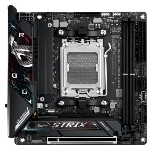 Picture of Asus ROG STRIX B850-I GAMING WIFI, AMD B850, AM5, Mini ITX, 2 DDR5, HDMI, Wi-Fi 7, 2.5G LAN, 2x M.2