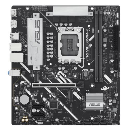 Picture of Asus PRIME B860M-K, Intel B860, 1851, Micro ATX, 2 DDR5, HDMI, DP, 2.5G LAN, 2x M.2