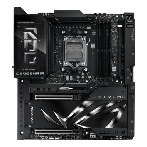 Picture of Asus ROG CROSSHAIR X870E EXTREME, AMD X870E, AM5, EATX, 4 DDR5, HDMI, 2 USB4, Wi-Fi 7, 10G & 5G LAN, 5" Colour LCD, 5x M.2