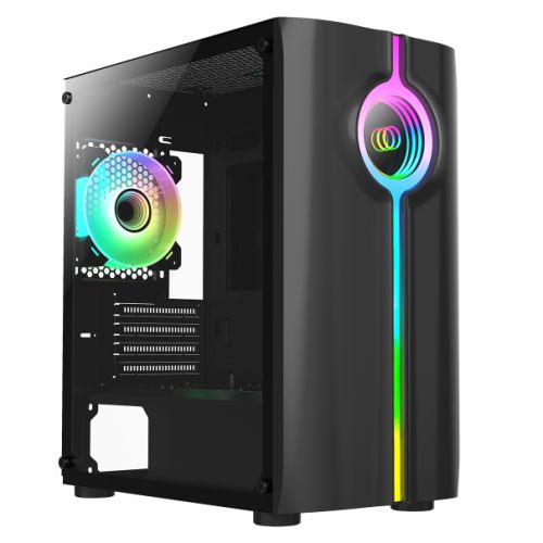 Photograph of zero-0208-CiT Quake Gaming Case w/ Glass Side