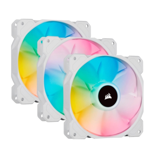 Photograph of zero-0690-Corsair iCUE SP120 ELITE Performance 12cm PWM RGB Case Fans x3
