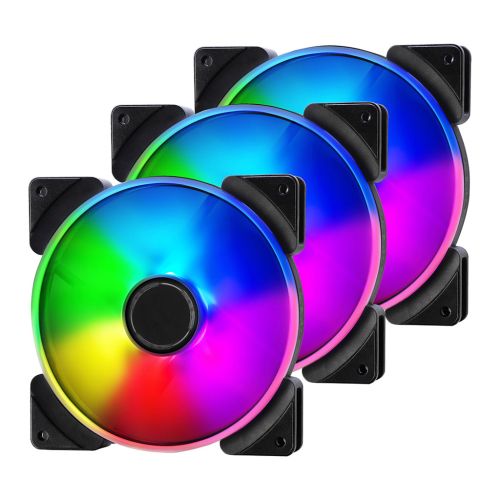 Photograph of zero-0731-Fractal Design Prisma AL-14/PWM 14cm ARGB Case Fans x3