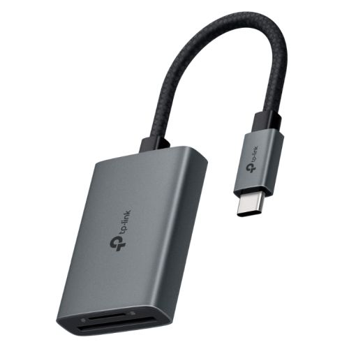 Picture of TP-LINK External USB 3.0 Type-C Card Reader, SD/microSD, UHS-I, Aluminium, USB Powered