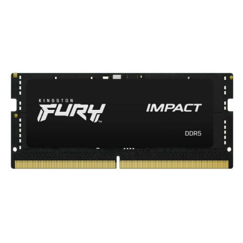 Picture of Kingston Fury Impact 32GB, DDR5, 5600MHz (PC5-44800), CL40, 1.1V, Intel XMP 3.0, SODIMM Memory