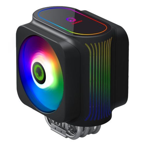 Photograph of zero-0742-GameMax Gamma 600 Rainbow ARGB Heatsink & Fan