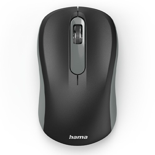 Picture of Hama AMW-200 Wireless Optical Mouse, 3 Buttons, USB Nano Receiver, 	Black/Grey