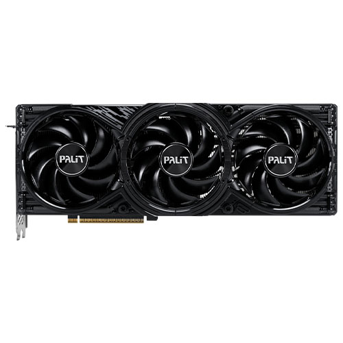 Picture of Palit RTX5080 GamingPro OC, PCIe5, 16GB DDR7, HDMI, 3 DP, 2700Mhz Clock, RGB Lighting, Overclocked 