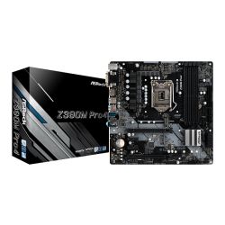 Asrock Z390M PRO4, Intel Z390, 1151, Micro ATX, DDR4, CrossFire, VGA, DVI, HDMI, M.2 Motherboards