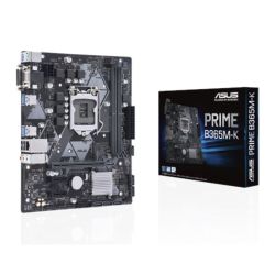 Asus PRIME B365M-K, Intel B365, 1151, Micro ATX, 2 DDR4, VGA, DVI, M.2 Motherboards