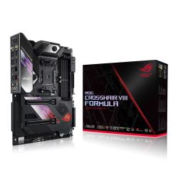 Asus ROG CROSSHAIR VIII FORMULA, AMD X570, AM4, ATX, 4 DDR4, SLI/XFire, Wi-Fi, 5GB LAN, PCIe4, RGB Lighting, M.2 Motherboards