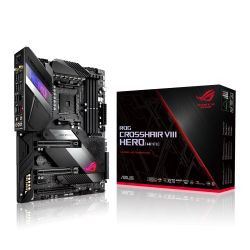 Asus ROG CROSSHAIR VIII HERO (WI-FI), AMD X570, AM4, ATX, 4 DDR4, SLI/XFire, 2.5GB LAN, PCIe4, RGB Lighting, M.2 Motherboards