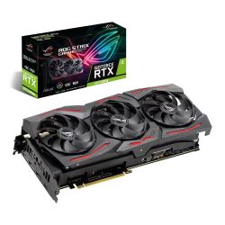 Asus ROG STRIX RTX2070 SUPER OC, 8GB DDR6, 2 HDMI, 2 DP, USB-C, 1935MHz Clock, 0dB Tech, NVLink, RGB Lighting Graphics Cards