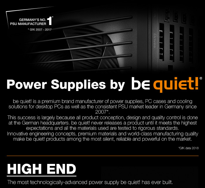 Power Supplies by be quiet!