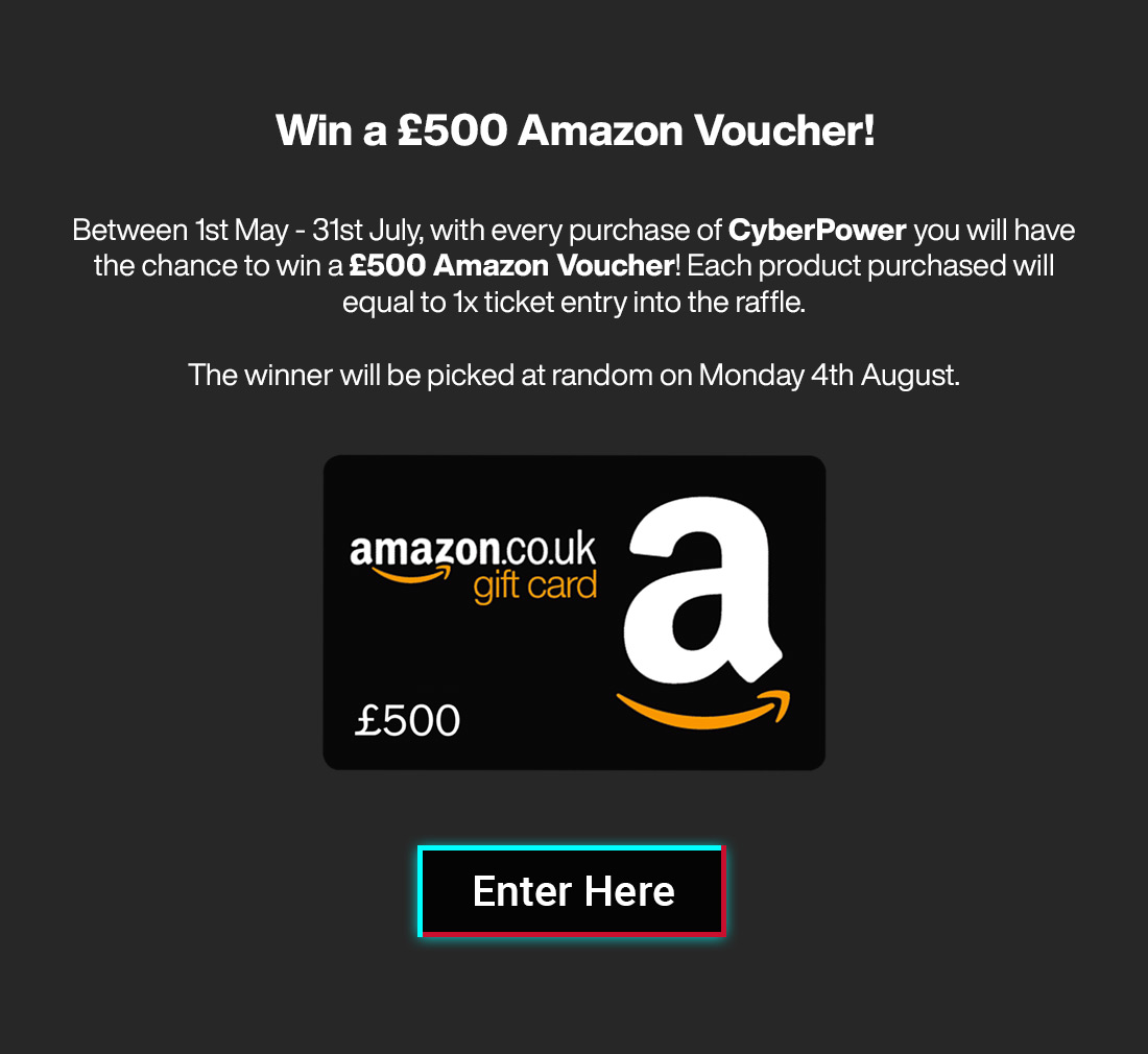 Win a £500 Amazon Voucher