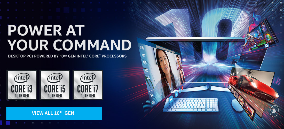 Power at your command with Intel 10th Gen