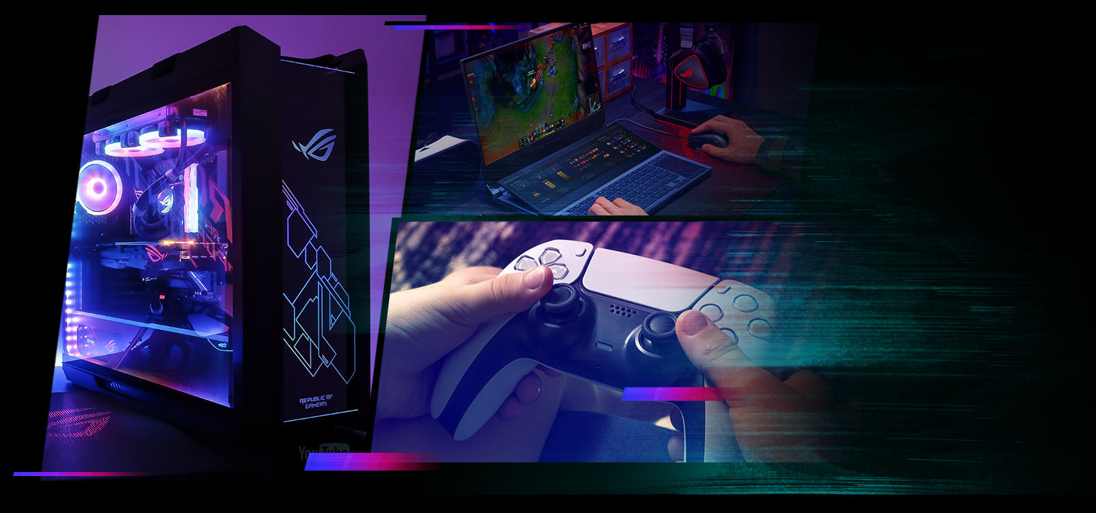 ROG Strix SQ7 is compatible with PCs, laptops and PlayStation 5