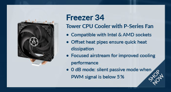 Freezer 34 Heatsink and Fan