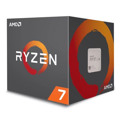 AMD Ryzen 7 2700X CPU with Wraith Cooler, AM4, 3.7GHz (4.3 Turbo), 8-Core, 105W, 20MB Cache, 12nm, RGB Lighting, 2nd Gen, No Graphics, Pinnacle Ridge