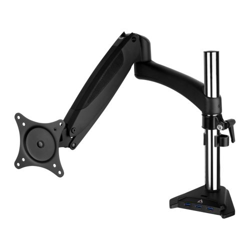 Arctic Z1-3D Gen 3 Single Monitor Arm with 3-Port USB 3.2 Gen 1 Hub, 3D Monitor Placement, up to 38