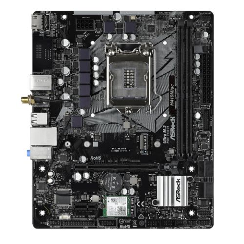 Asrock H410M/AC, Intel H410, 1200, Micro ATX, 2 DDR4, HDMI, AC Wi-Fi, M.2