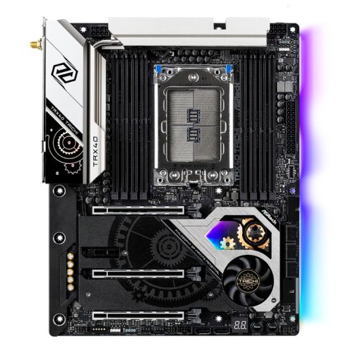 Asrock TRX40 TAICHI, AMD TRX40, sTRX40, ATX, XFire/SLI, AX Wi-Fi, 2.5GB LAN, RGB Lighting, M.2