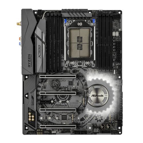Asrock X399 TAICHI, AMD X399, TR4, ATX, 8 DDR4, XFire/SLI, Wi-Fi, Dual GB LAN, RGB Lighting, M.2
