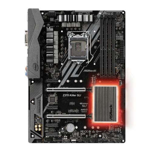 Asrock Z370 KILLER SLI, Intel Z370, 1151, ATX, 4 DDR4, XFire/SLI, DVI, HDMI, RGB Lighting