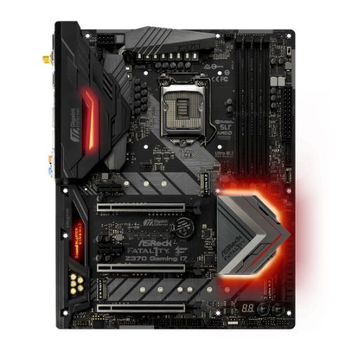 Asrock Z370 PROFESSIONAL GAMING I7, Intel Z370, 1151, ATX, DDR4, XFire/SLI, HDMI, DP, Triple LAN (1 x 10GB), RGB Lighting, M.2