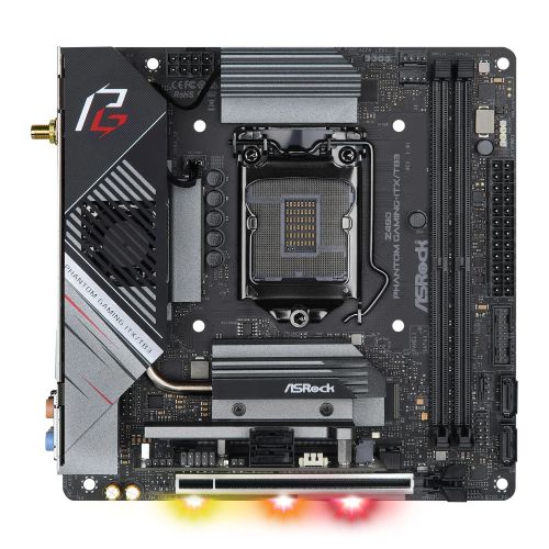 Asrock Z490 PHANTOM GAMING-ITX/TB3, Intel Z490, 1200, Mini ITX, 2 DDR4, HDMI, DP, AX Wi-Fi, 2.5G LAN, RGB Lighting, Thunderbolt3, M.2