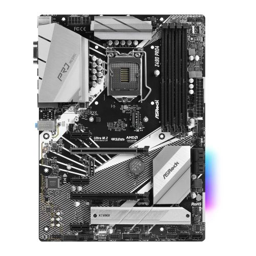 Asrock Z490 PRO4, Intel Z490, 1200, ATX, 4 DDR4, XFire, VGA, HDMI, M.2