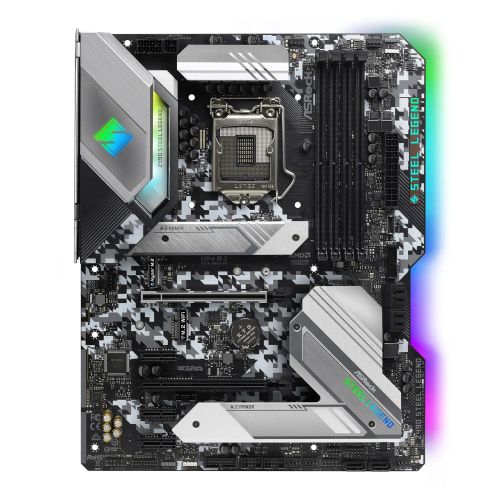 Asrock Z490 STEEL LEGEND, Intel Z490, 1200, ATX, 4 DDR4, XFire, HDMI, DP, 2.5G LAN, RGB Lighting, M.2