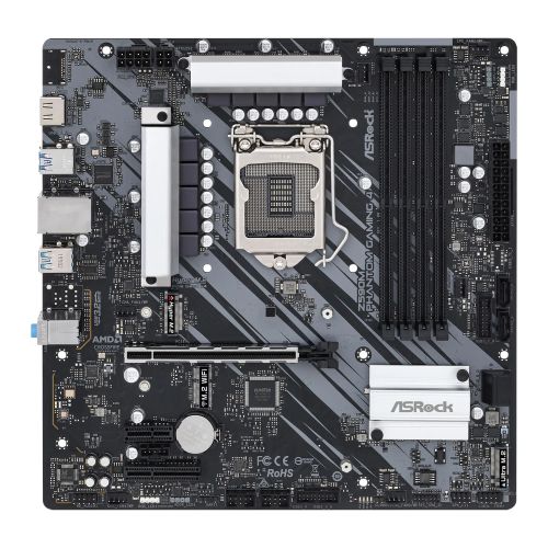 Asrock Z590M PHANTOM GAMING 4, Intel Z590, 1200, Micro ATX, 4 DDR4, XFire, HDMI, RGB, 2x M.2