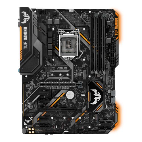 Asus TUF B360-PRO GAMING, Intel B360, 1151, ATX, DDR4, VGA, HDMI, XFire, RGB Lighting, M.2