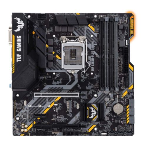 Asus TUF B365M-PLUS GAMING, Intel B365, 1151, Micro ATX, 4 DDR4, CrossFire, DVI, HDMI, DP, RGB Lighting, M.2