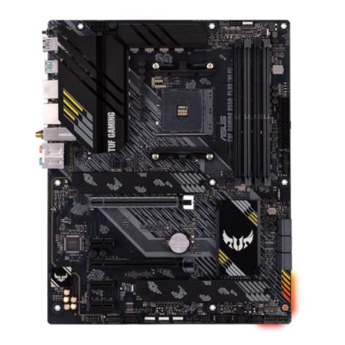 Asus TUF GAMING B550-PLUS (WI-Fi), AMD B550, AM4, ATX, 4 DDR4, HDMI, DP, XFire, AX Wi-Fi, 2.5GB LAN, RGB Lighting, M.2