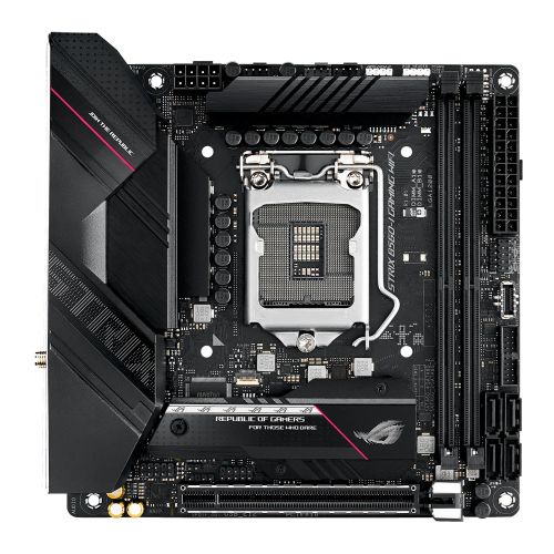 Asus ROG STRIX B560-I GAMING WIFI, Intel B560, 1200, Mini ITX, 2 DDR4, HDMI, DP, 2.5G LAN, AX Wi-Fi, RGB, 2x M.2