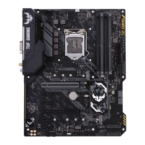 Asus TUF H370-PRO GAMING (WI-FI), Intel H370, 1151, ATX, DDR4, VGA HDMI, DP, XFire, Wi-Fi, Dual M.2, RGB Lighting