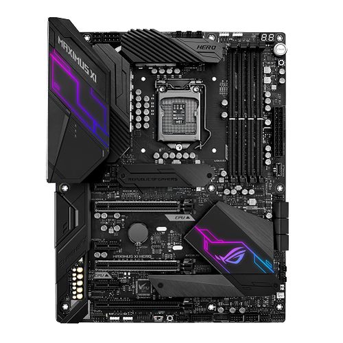 Asus ROG MAXIMUS XI HERO, Intel Z390, 1151, ATX, 4 DDR4, XFire/SLI, HDMI, DP, RGB Lighting, M.2