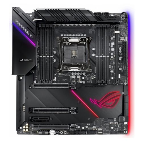 Asus ROG RAMPAGE VI EXTREME OMEGA, Intel X299, 2066, EATX, 8 DDR4, SLI/XFire, Wi-Fi, 10GB LAN, RGB Lighting, M.2