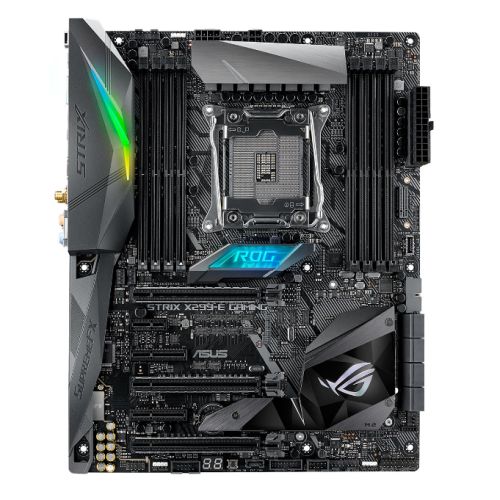 Asus ROG STRIX X299-E GAMING, Intel X299, 2066, ATX, 8 DDR4, SLI/XFire, Wi-Fi, RGB Lighting, M.2