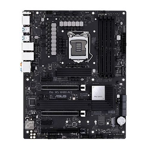 Asus PRO WS W480-ACE, Workstation, Intel W480, 1200 (Xeon W CPUs), ATX, HDMI, DP, XFire, GB & 2.5G LAN, Thunderbolt3, M.2