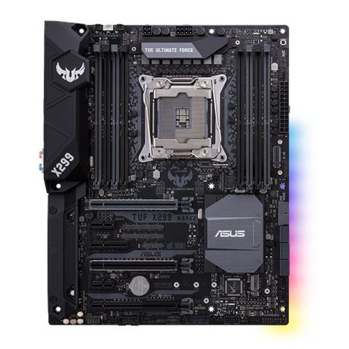 Asus TUF X299 MARK 2, Intel X299, 2066, ATX, 8 DDR4, SLI/XFire, RGB Lighting, M.2, 5 Year Warranty