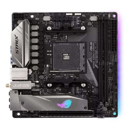 Asus ROG STRIX X370-I GAMING, AMD X370, AM4, Mini ITX, 2 DDR4, Wi-Fi, RGB Lighting, M.2