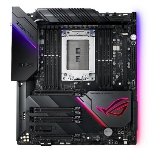 Asus ROG ZENITH EXTREME ALPHA, AMD X399, TR4, EATX, 8 DDR4, XFire/SLI, Wi-Fi, Dual LAN (1 x 10GB), RGB Lighting, M.2